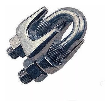 Grampa Prensacable Acero Galv. 1/4 (6 Mm.) X 50 U Martinezi 1
