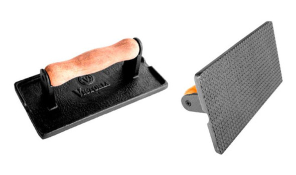 Prensa Para Carne Hierro Esmaltado Mango De Madera Victoria 0