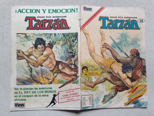 Tarzan Nº 59 - Año 1987 - Editorial Cinco - Colombia 0