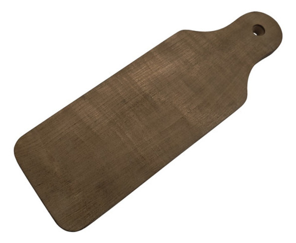 Tabla Madera Asado Picada Rectangular Con Mango 14 X 40 Cm 0