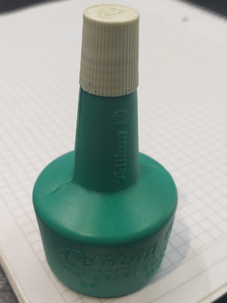 Antigua Tinta Pelikan P/sellos 50 Cm3 Año 90, Con Tinta. 0