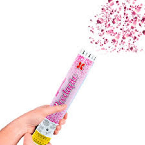 Chá Revelação Menina 3 Lança Confete Rosa 0