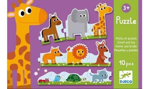 Puzzle 10 Piezas - Dj08167 - Djeco - Adeleste 0