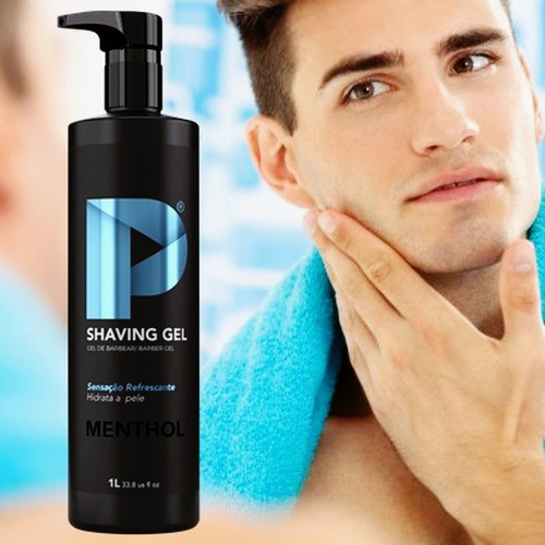 Shaving Gel De Barbear Play Menthol 1kg Econômico Unidade 1
