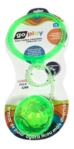 Go Play Spin Ball Pula Corda Giratório Verde - Multikids 0
