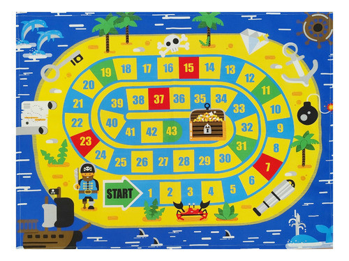Juegos De Tela Recorrido De Piratas, De Serpiente, Tateti 1