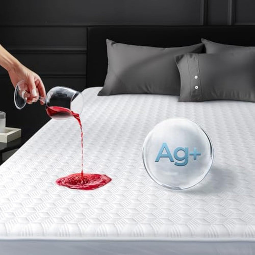 Protector De Colchón Impermeable Tamaño King Hecho 0