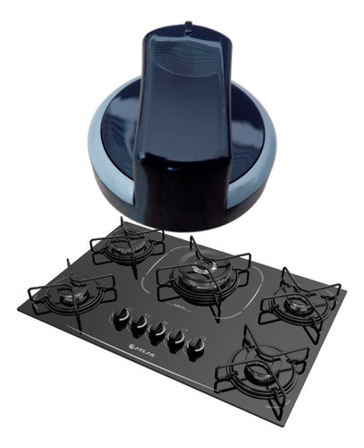 Botão Manípulo Fogão Atlas Agile Cooktop 100% Original 0