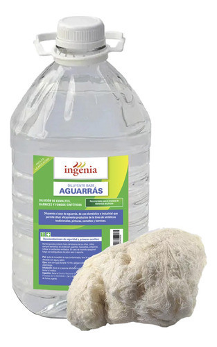 Estopa Lustre + Aguarras Diluyente 3,6l Ingenia Mm 0