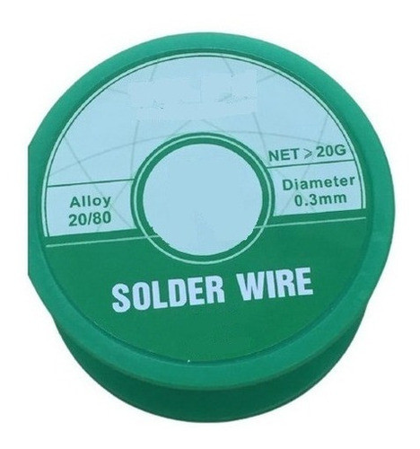 Estaño Para Soldadura En Hilo 0.3 Mm/ Rollo 20g 0