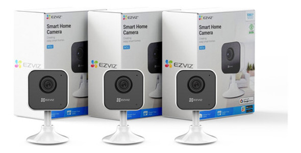 Kit 3 Cámaras Seguridad Ip Mini Ezviz Interior Wifi Espia 0