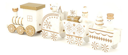 Mini Brinquedo De Madeira Para Crianças Christmas Train Kid 1