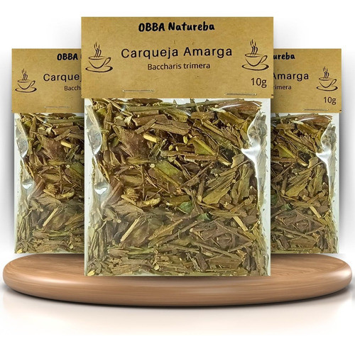 Kit 3 Chá De Carqueja Amarga 100% Pura - Autentica Amargosa 0