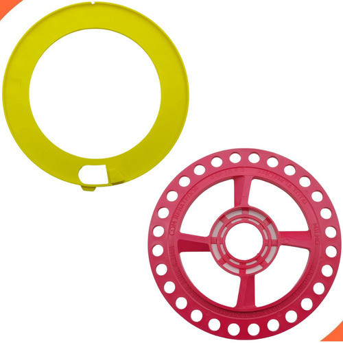 Kit Anel Liso + Disco Nylon Milho 10,5mm 28 Furo Plantadeira 0