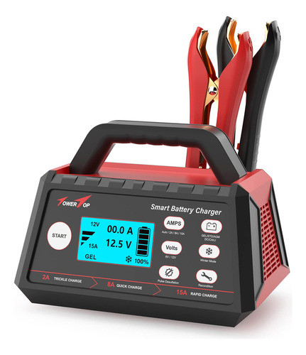 Cargador De Bateria Inteligente De 2, 10 O 25 A Y 12 V, Tota 0