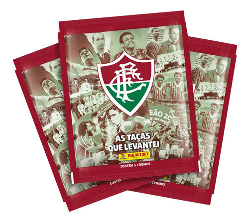 Kit 150 Figurinhas Fluminense 122 Anos As Taças Que Levantei 0