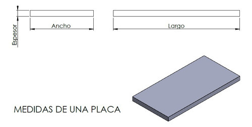 Placa De Polietileno Apm Negro Nacional #10 X 50 X 1000mm Me 1