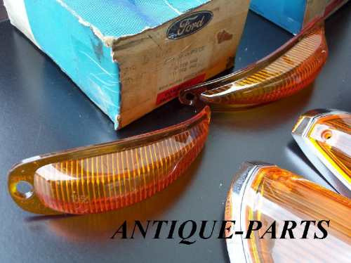 Ford Taunus 15m Juego De Acrlicos Faro De Giro Originales 1