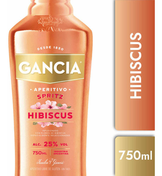 Aperitivo Gancia Spritz Hibiscus 750ml X5 Unidades 0