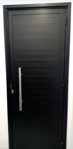 Arremate Guarnição Alumínio Preto Para Porta 2.10x1.50 1