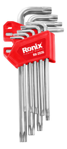 Juego De 9 Llaves Torx Magneticas Cr-v Ronix H15rh-2036 0