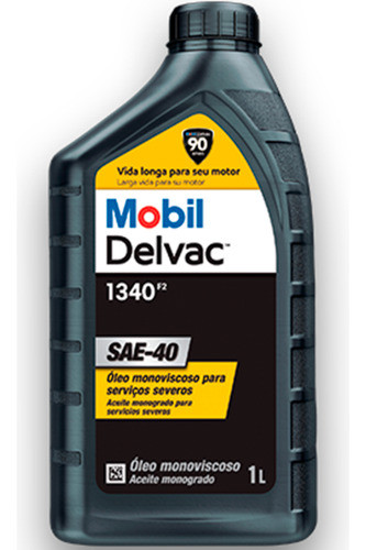 Kit 2 Óleo Transmissão Cambio Mobil Delvac 1340 F2 Sae 40 1