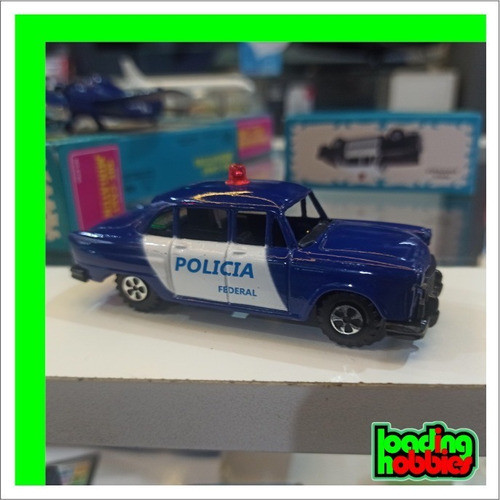 Auto Policia Sacapuntas Coleccion Modelo Metalico 663a 1