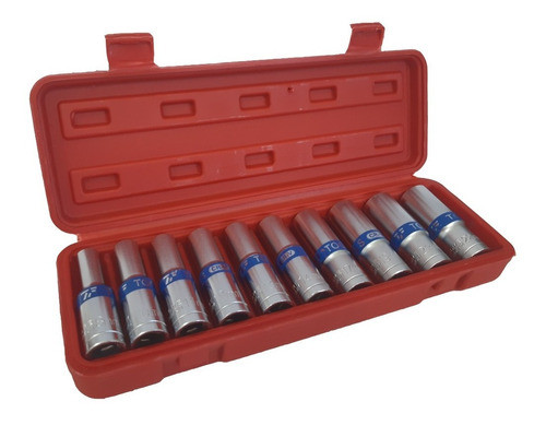 Juego De Dados Largos 1/2 10 Piezas 0