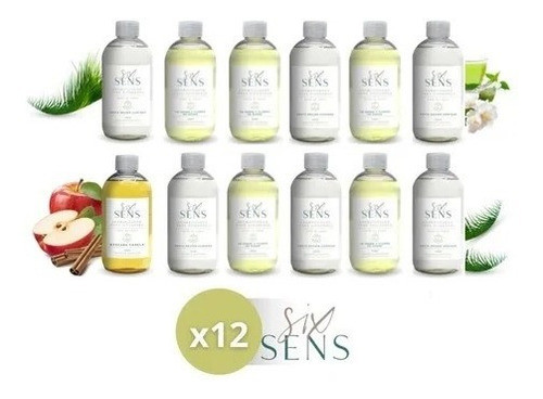 Pack 12 Esencias Six Sens Ideal Hogar Difusor Sin Parafina 0