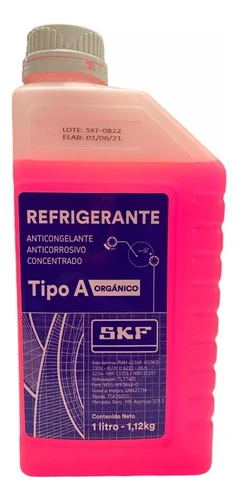Liquido Refrigerante Skf Rojo Orgánico X 1 Litro 0