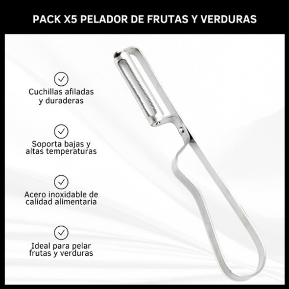 Pela Papas Con Mango De Metal 15 Cm  Benabi 1