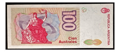 Argentina 100 Australes 1985 Serie A Sc Bot 2835 1