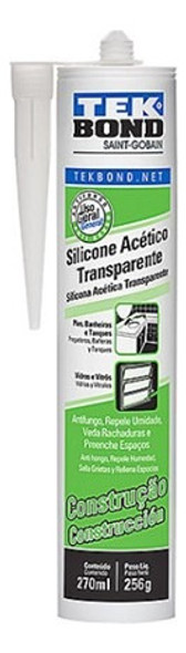 Cartucho Silicona Acetica Transparente  280ml 0
