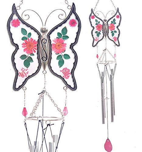 Preciosa Mamá Amiga Tía Mariposa Viento Campanilla De Crista 0