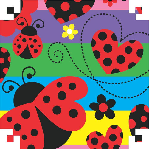 Papel Presente Bobina Couche 60cm.mod.231 Joaninha 2 0