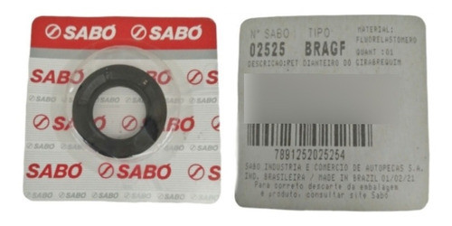 Retentor Virabrequim Dianteiro Gm Prisma 1.4 8v 2007/... 1