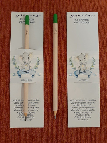 Lapices Plantables Personalizados Eco Semilla Souvenir X 20 1