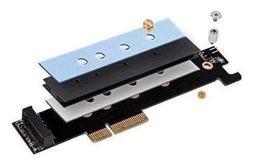 Silverstone Sst-ecm26 M.2 Nvme Ssd A Pcie X4 La Tarjeta Adap 0