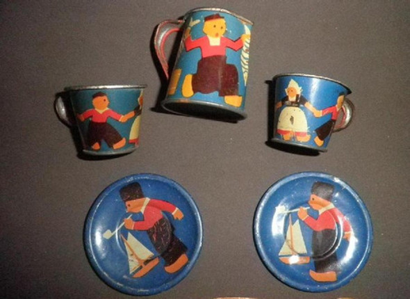 Antiguo Juguete Juego Té Matarazzo Chapa Litografiada Oma 1 Antiguo Juguete Juego Té Matarazzo Chapa Litografiada Oma 1