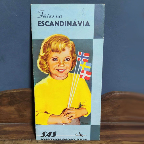 Folder Publicitário Férias Na Escandinávia - Sas 0