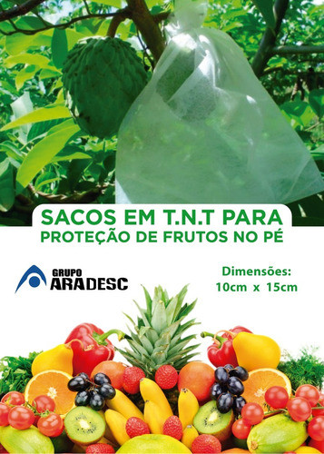 Sacos Tnt Para Proteção De Frutas No Pé 10 X 15 Cm 100 Unid. 1