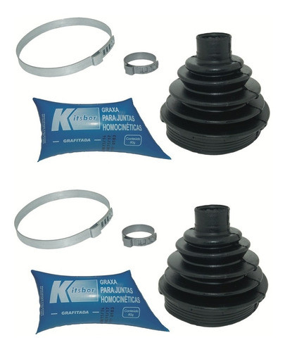 2 Kit Coifa Homocinética Roda Palio Siena 97 98 99 2000 2001 1