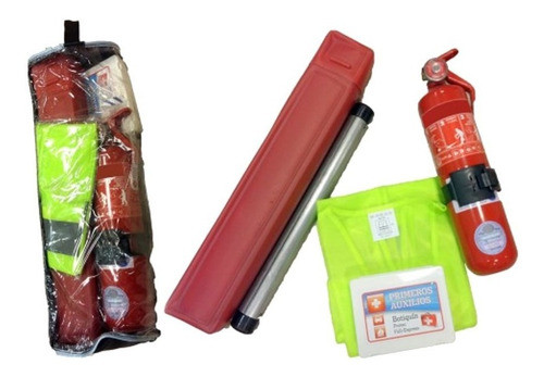 Kit De Seguridad Reglamentario Automovil Auto Matafuego Vtv 0