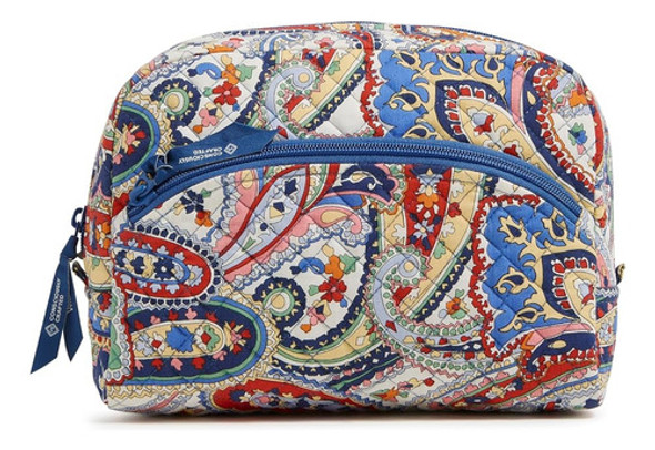 Vera Bradley Cotton Bolsa Organizadora De Maquillaje Cosméti 0