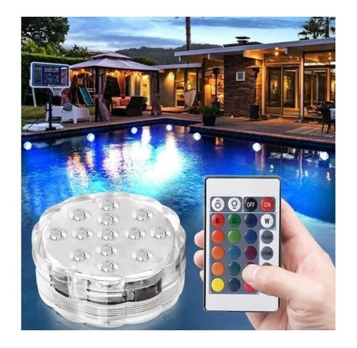 Lampara Led Piscina Rgb Dc:aaa Ip68 4 Modos 7*2,5cm Swim_003 1