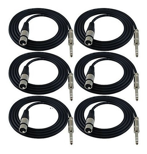 Cables De Conexión De Audio Gls De 6 Pies - Cables Xlr Hembr 0