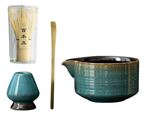 Conjunto De Batedor Matcha Matcha Kit Cerimonial Artesanal 0