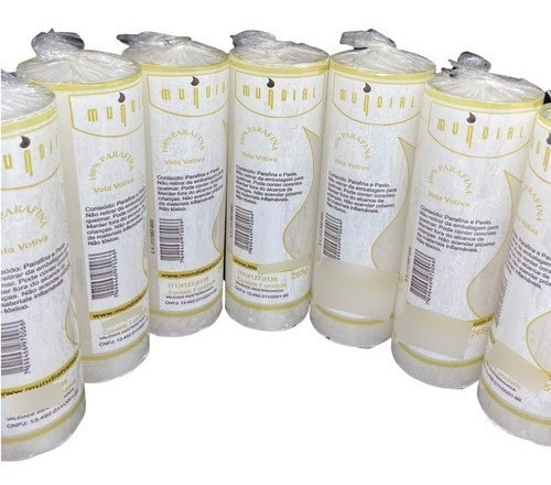 20 Und - Velas De 7 Dias Brancas  Antichamas 0