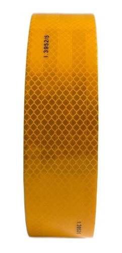Cinta Reflectiva Amarilla Hip Simil 3m Apta Vtv 15m X 5cm 0