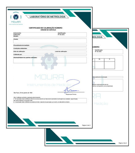 Termômetro Laser Digital Industrial Certificado Calibração 1